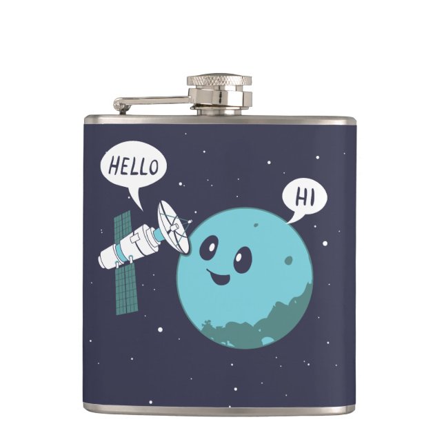 Planet Hip Flask (Front)