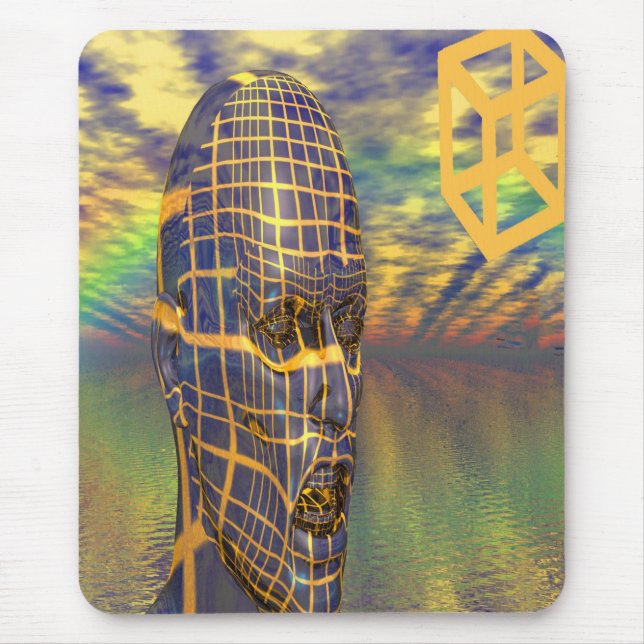 Planet illusion mouse pad (Front)