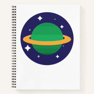 planet in space notebook