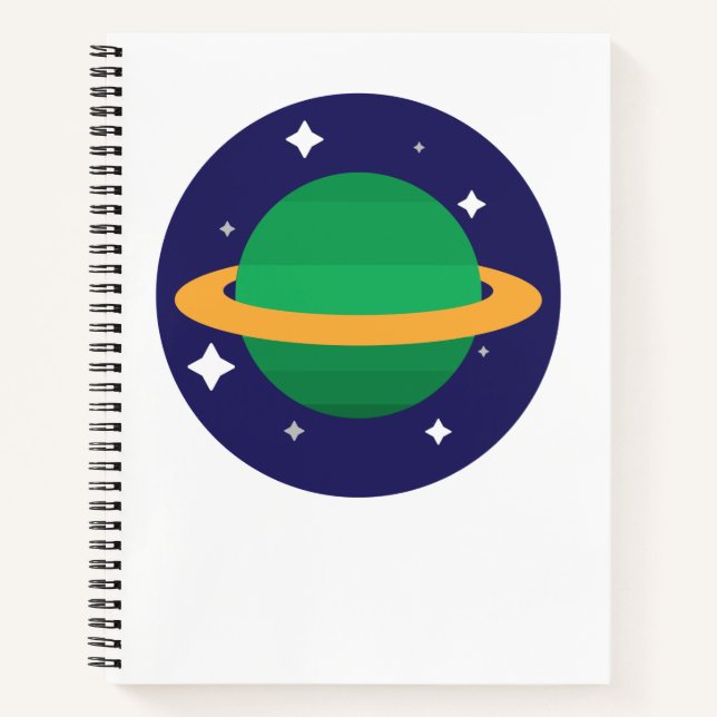 planet in space notebook (Front)