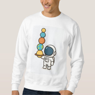  Planet Juggler – Kawaii Astronaut Hoodie