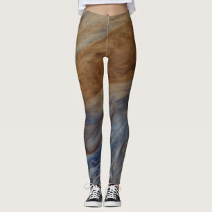 Planet Jupiter Great Red Spot Leggings