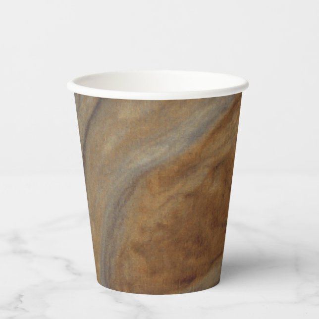 Planet Jupiter Great Red Spot Paper Cups (Front)