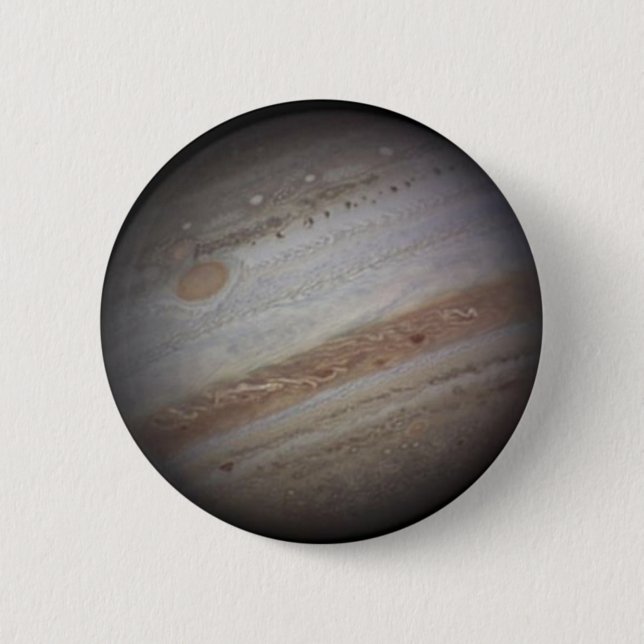 Planet Jupiter Space Button (Front)