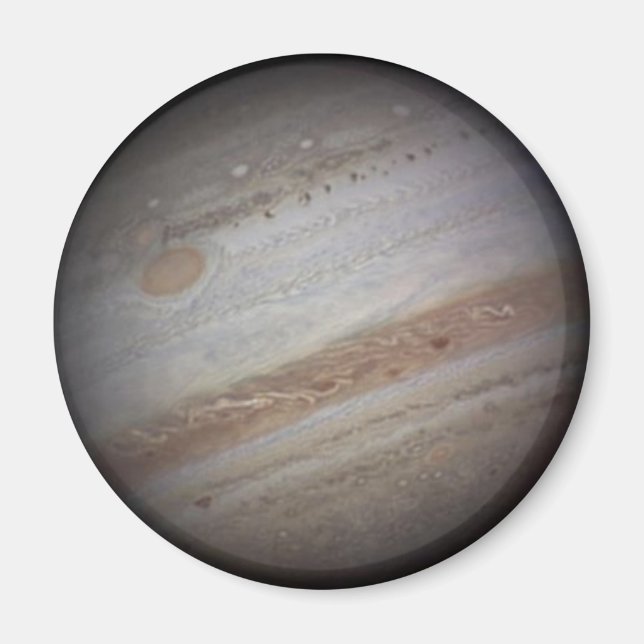 Planet Jupiter Space Magnent Magnet (Front)