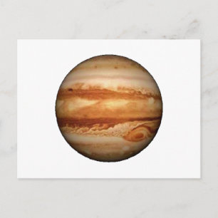 PLANET JUPITER v.3 (solar system) ~ Postcard