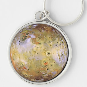 PLANET JUPITER'S MOON IO (solar system) ~ Keychain