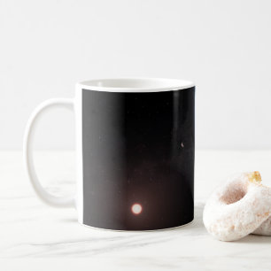 Planet K2-18b, Host Star And Accompanying Planet. Coffee Mug