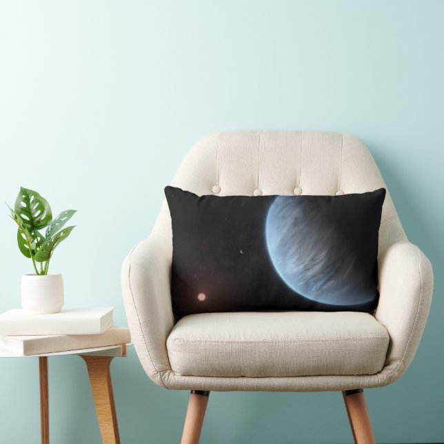 Planet K2-18b, Host Star And Accompanying Planet. Lumbar Pillow (Chair)
