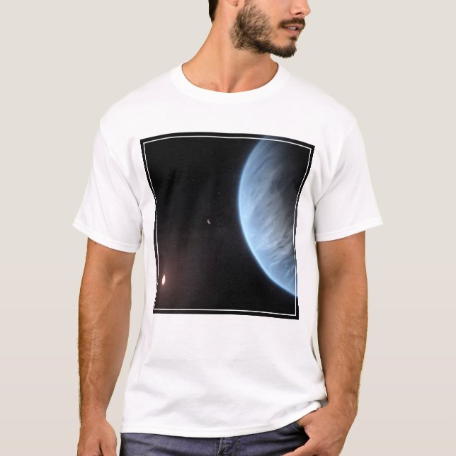 Planet K2-18b, Host Star And Accompanying Planet. T-Shirt (Front)