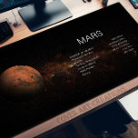 Planet Mars Astronomy Science Desk Mat<br><div class="desc">Introducing our The Solar System Desk Mat for the planet Mars, an awe-inspiring fusion of functionality and cosmic wonder! Designed for enthusiasts of science and astronomy, this desk mat features stunning, high-resolution images of the nine planets in our solar system, courtesy of NASA's latest captures. Embark on a journey through...</div>