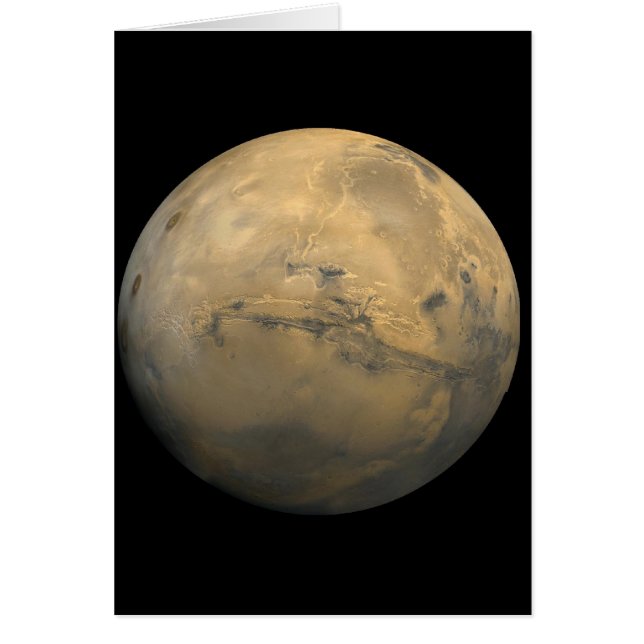 Planet Mars in the solar system NASA (Front)