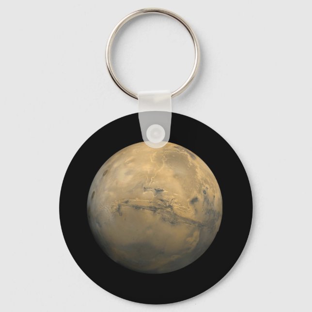 Planet Mars in the solar system NASA Keychain (Front)
