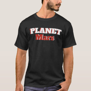 Planet Mars Men's Basic Dark T-Shirt