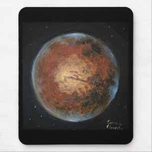 Planet Mars Mouse Pad