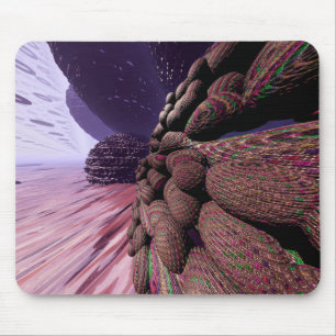 Planet Mars. Walls of buildings Mouse Pad