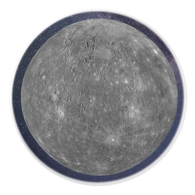 Planet Mercury Ceramic Knob (Front)
