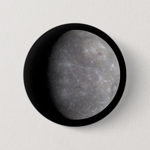 Planet Mercury in space 2 Inch Round Button