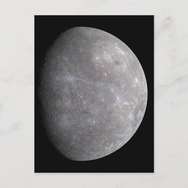 Planet Mercury in space Postcard (Front)