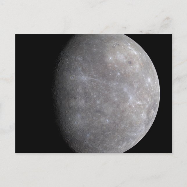 Planet Mercury in space Postcard (Front)