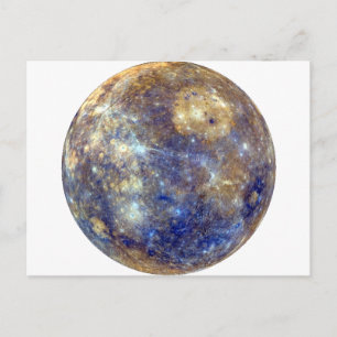PLANET MERCURY v2 (solar system) ~ Postcard