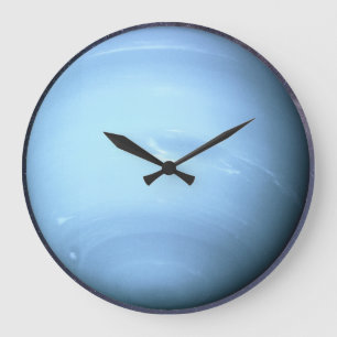 Planet Neptune Large Clock