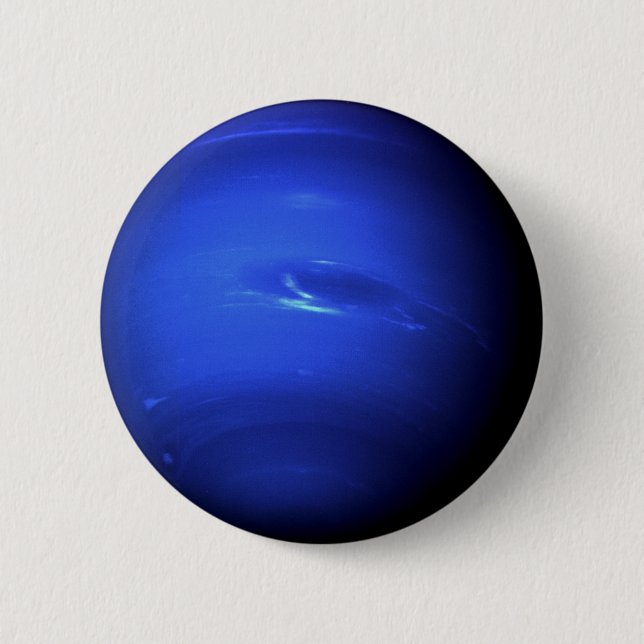 PLANET NEPTUNE (solar system) ~ 2 Inch Round Button (Front)