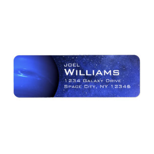 Planet Neptune Solar System Space Return Address