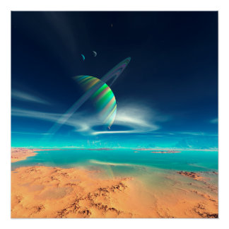 Planet Newerades - Rainbow Reflections Poster