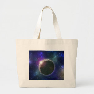Planet Of Dreams, Large Tote Bag