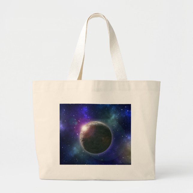 Planet Of Dreams, Large Tote Bag (Front)