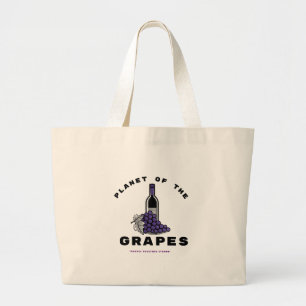 Planet of the Grapes Tote Bag