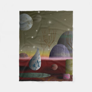 Planet Of The Shapes Small Fleece Blanket
