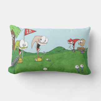 Planet OHNO! golf pillow. Lumbar Pillow