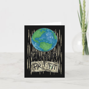 Planet Over Profit Shirt Nature Environmentalist C Card