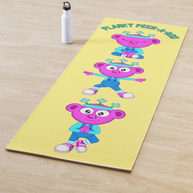 Planet PeekABoo Mindful Kids Yoga Mat (In Situ)