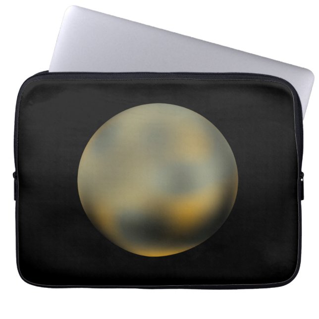 Planet Pluto Laptop Sleeve (Front)