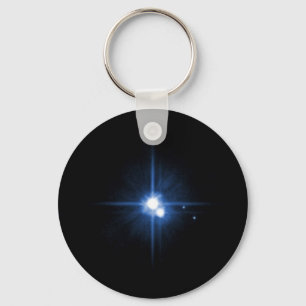 Planet Pluto moon Charon NASA Keychain