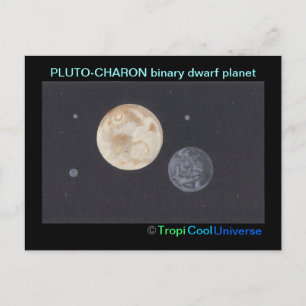 Planet PLUTO postcard
