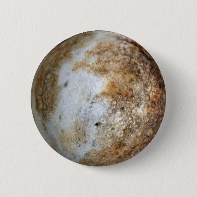 PLANET PLUTO (solar system) ~ 2 Inch Round Button (Front)