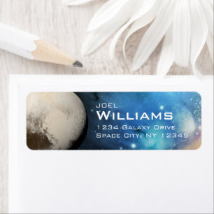 Planet Pluto Solar System Space Return Address