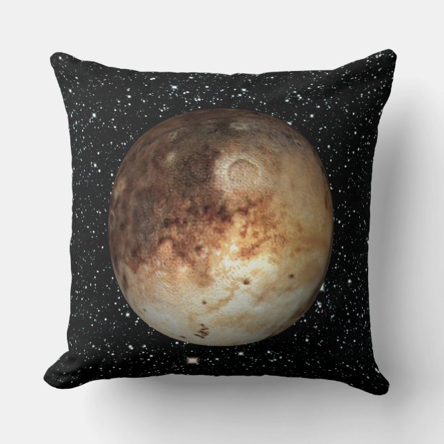 PLANET PLUTO star background ( solar system) ~ Throw Pillow (Front)