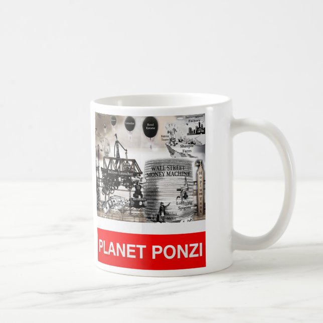 Planet Ponzi Mug (Right)