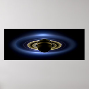 Planet Saturn in Front of the Sun Poster