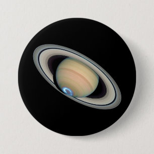 PLANET SATURN (solar system) ~ 3 Inch Round Button