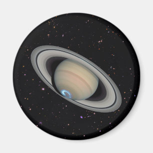 Planet Saturn Starry Sky Magnet