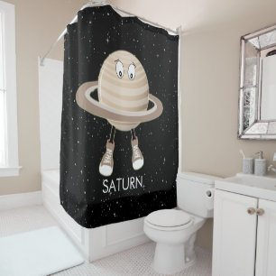 Planet Saturn & Stars