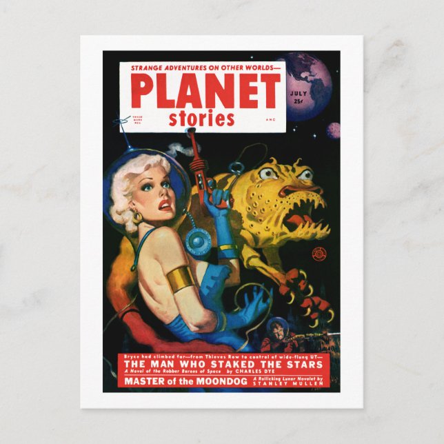 Planet Stories (Jul, 1952) Postcard (Front)