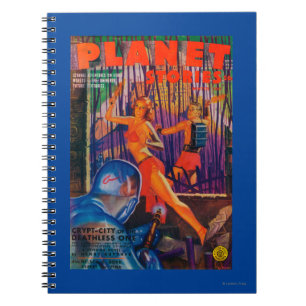 Planet Stories Magazine Cover 3 Notebook