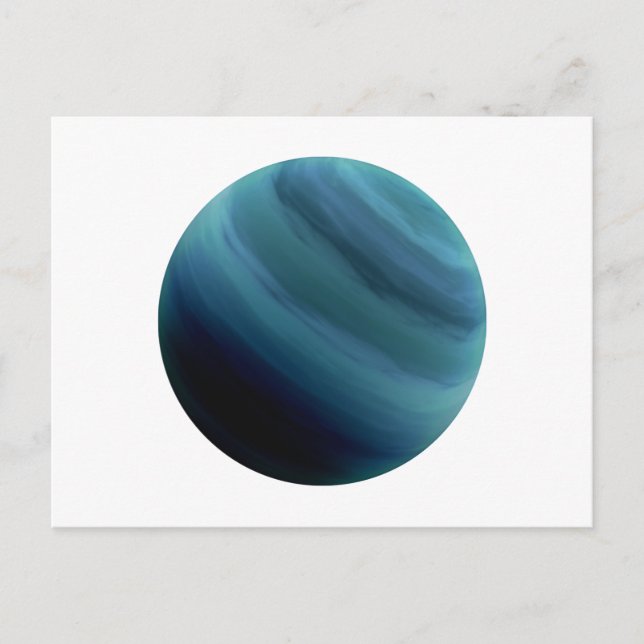 PLANET URANUS (solar system) ~~ Postcard (Front)